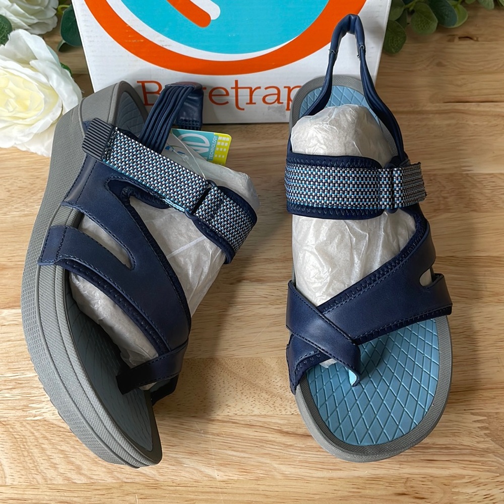 Bare Traps Women's Brinley Sandals (Navy) - Size 9.5 M